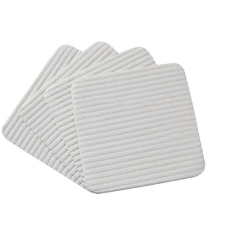Autocollants antidérapants carrés pour tapis, lot de 4 pièces de 10 x 10 cm. (1/5)