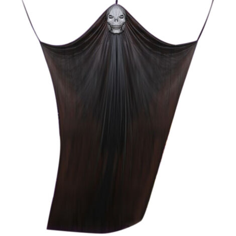 Pendentif crâne fantôme suspendu, horreur d'Halloween, 3 mètres de gaze (1/5)