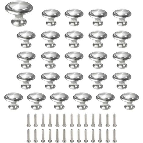 Bouton circulaire pour meuble, lot de 20, bouton de coiffeuse, bouton de porte de placard (1/5)