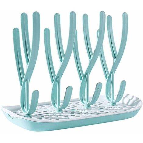 Égouttoir à biberons vert, 1 pièce, avec 16 supports, vert (1/5)