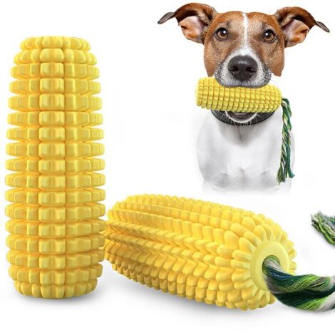Jouet pour Chien Indestructible, Jouet à Mâcher en Maïs Résista (1/4)