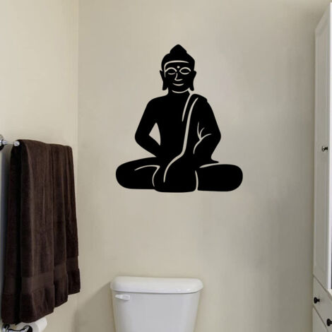 Autocollants Bouddha, stickers muraux autocollants, stickers décoratifs (1/4)