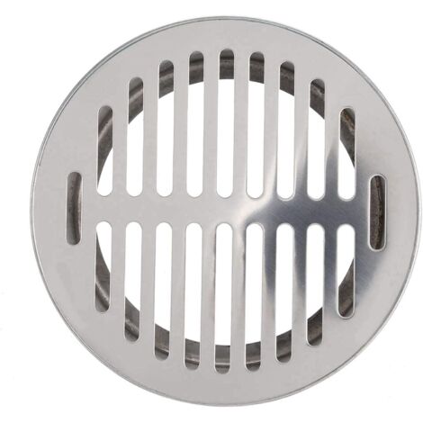 Bonde de sol (160 mm à ouverture plate), en acier inoxydable, anti-obstruction pour balcon (1/5)