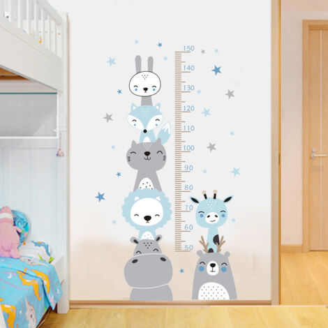 Des gamins Hauteur Graphique Autocollant Mura(Bleu)l, De bébé C (1/4)