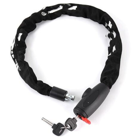 Cadenas long - Chaîne de 90 cm de long et 6 mm d'épaisseur - Cadenas de vélo à clip (1/5)