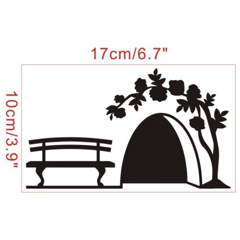 Stickers muraux en vinyle, 1710cm noir 5 pièces pour plinthes (1/5)