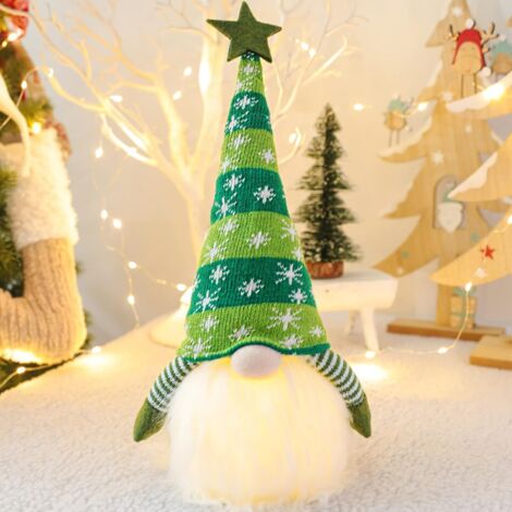Lutin de Noël de 41 cm de haut, décoration lumineuse de Noël, Amérique (1/3)