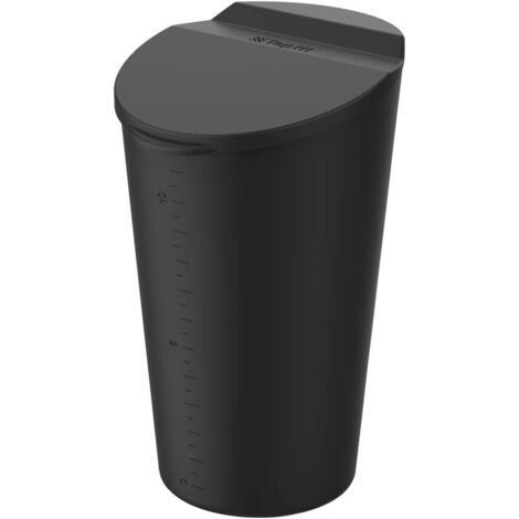 Poubelle de voiture avec couvercle en silicone, cendrier pour porte-gobelet de console (1/5)