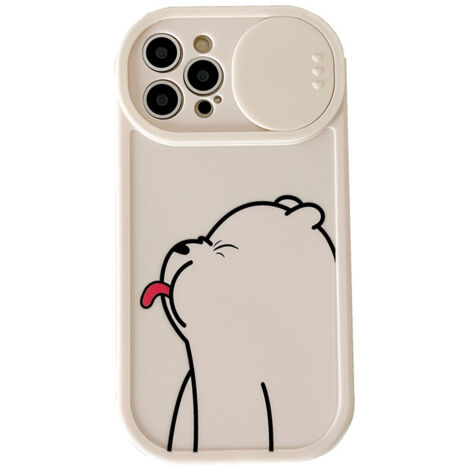 Étui de téléphone à fenêtre coulissante, matériau adapté à l'iPhone 14 pour une protection optimale. (1/4)