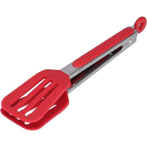 Pinces à steak, pinces alimentaires en acier inoxydable et silicone, bar de cuisine (1/4)