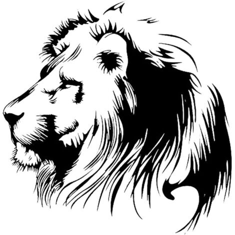 Autocollants de voiture Lion, autocollants pour capot de voiture, autocollants pour voiture Auto Si