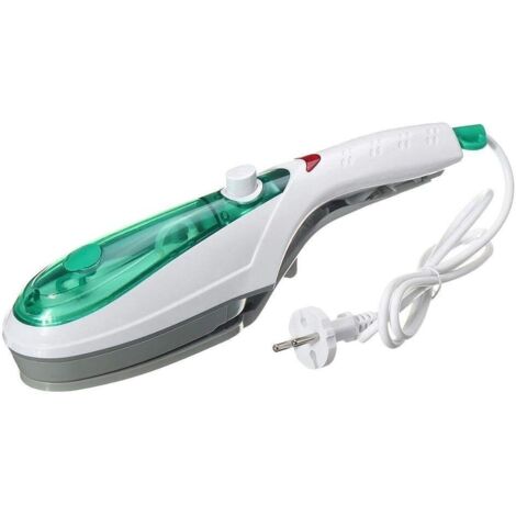 Défroisseur vapeur portable vert 1000W, fer à repasser à main (1/5)