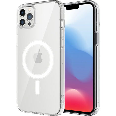 Étui magnétique transparent pour iPhone 15 Pro, deux et un aimant sans fil (1/5)