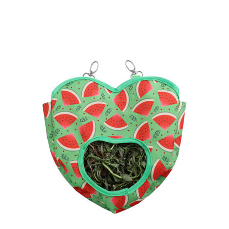 Sac à foin Amour Melon pour lapins, cochons d'Inde et autres petits animaux (1/5)