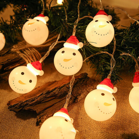 Illuminations de Noël (Bonhomme de neige de Noël, 3 m, 20 lumières) (1/3)