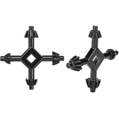Clé de mandrin pour perceuse, lot de 2 clés de mandrin 4 en 1 multifonctions électriques (1/5)