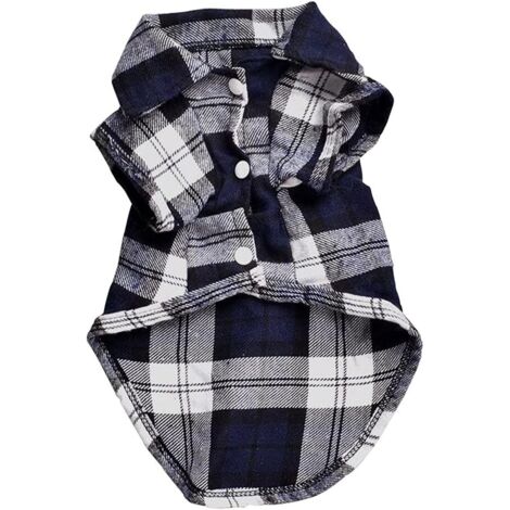 Chemise à carreaux pour chien, vêtements d'été doux et confortables pour chiots (1/5)