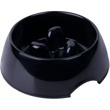 Gamelle anti-glouton pour chien et chat, gamelle antidérapante favorisant l'alimentation