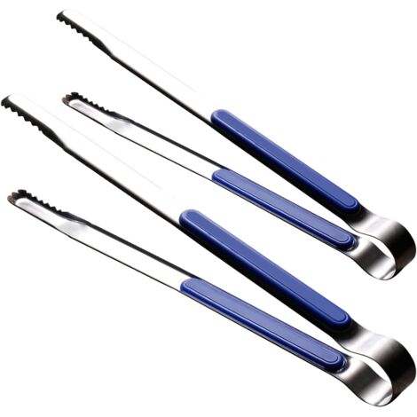 Pinces de cuisine professionnelles en acier inoxydable, lot de 2. (1/4)