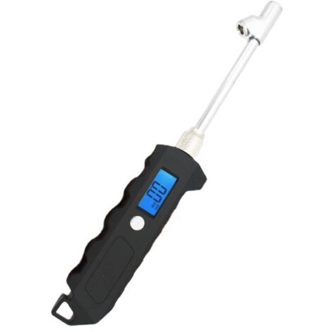 Manomètre de pression des pneus - 200 PSI, en acier inoxydable, double tête, portable (1/5)