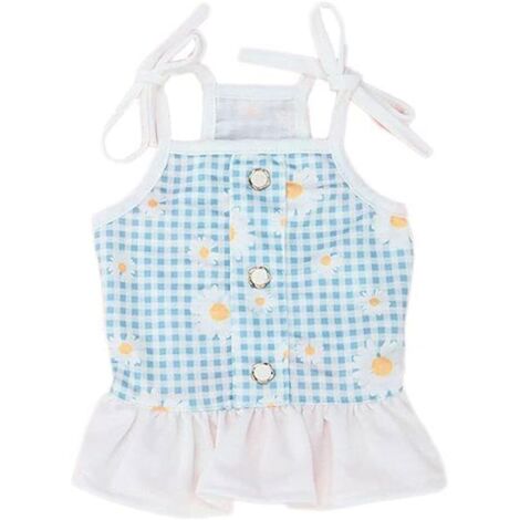 Chemise pour chien, jupe pour chiot sans manches, tutu de princesse, animal de compagnie mignon d'été (1/4)