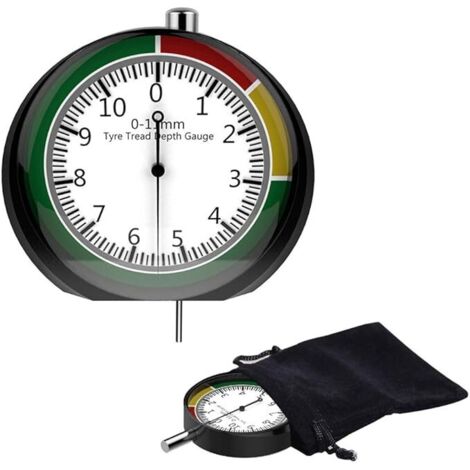 1 jauge de profondeur de bande de roulement 0-11 mm avec outil de mesure de profondeur de bande de roulement G (1/5)