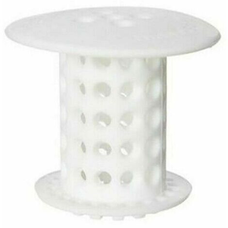 Accessoires de salle de bain blancs, bouchons de lavabo pour douche (1/4)