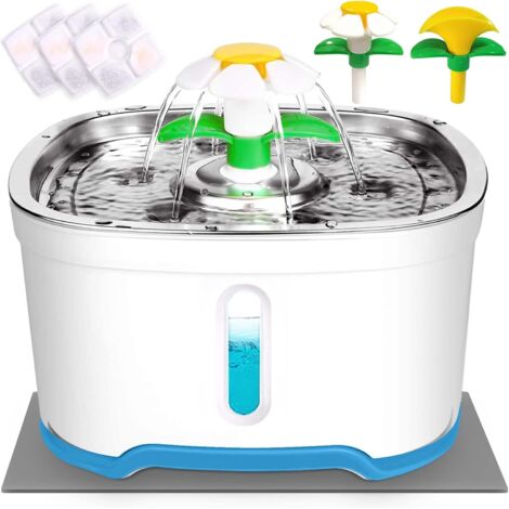 Fontaine à eau pour chat et petit chien, distributeur d'eau silencieux pour chat.