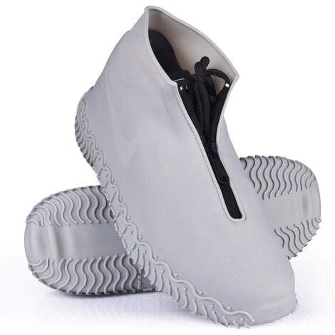 Surchaussures imperméables et réutilisables en silicone antidérapant. (1/5)