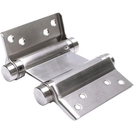 Charnières à ressort (155 mm) en acier inoxydable pour porte battante à double action (1/5)