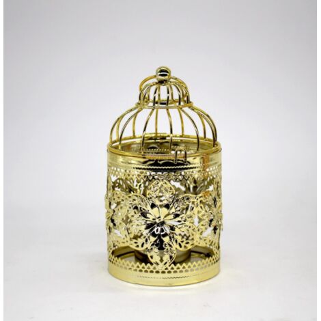 Lampe décorative vintage en métal pour bougies chauffe-plat, idéale pour mariages et fêtes. (1/3)