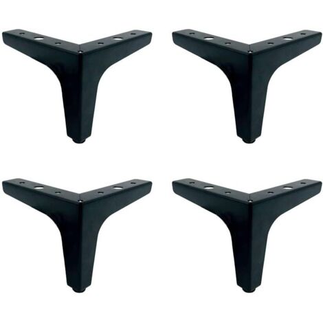 Pieds de meubles 15 cm, pieds de canapé, lot de 4 pieds de meubles en métal Tria (1/4)