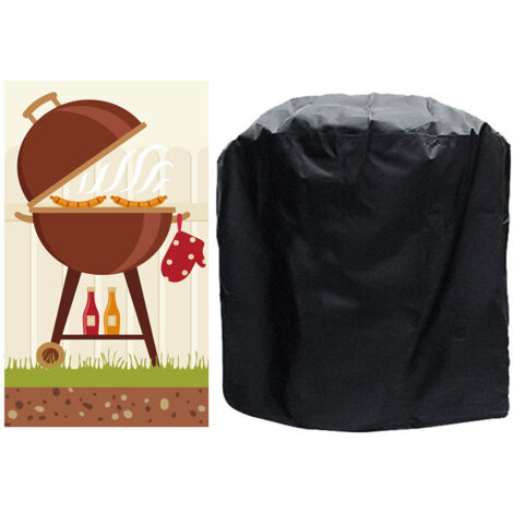 Housse pour barbecue, bâche Oxford 420D, résistante au vent, au soleil et à l'eau, pour l'extérieur (1/5)