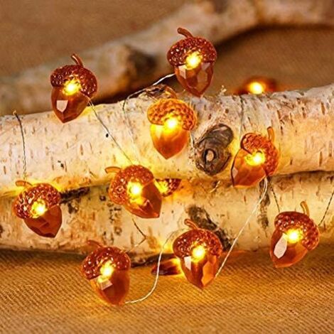Guirlande lumineuse décorative de 3 mètres et 30 LED avec 8 modes de clignotement (1/5)