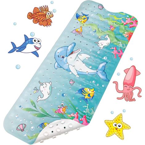 Tapis de bain antidérapant 100 x 40 cm avec 200 ventouses, en PVC, pour voiture (1/5)