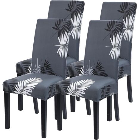 Housse de chaise extensible universelle 4 pièces (1/5)