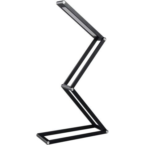 Lampe de bureau LED, lampe de chevet, lampe de table pliante en aluminium sans fil (1/5)