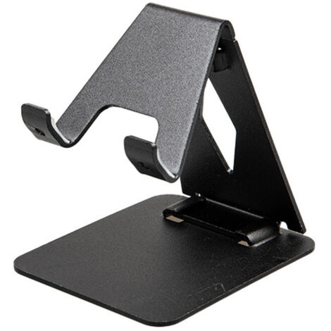 Support de téléphone portable réglable Black Basics pour iPhone et Android (1/5)