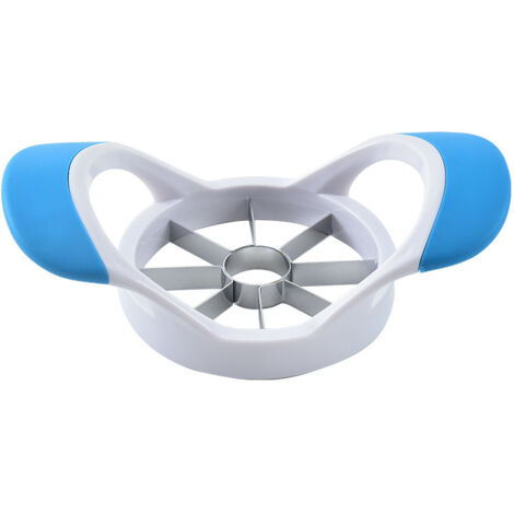 bleu Coupe Pomme - Découpe Pommes avec 8 Lames en Acier Inoxydabl (1/5)