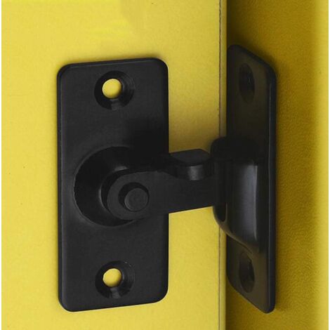 Verrou de porte à bascule à 90 degrés, verrou de porte de grange, verrou de porte à angle droit, porte en arc. (1/5)