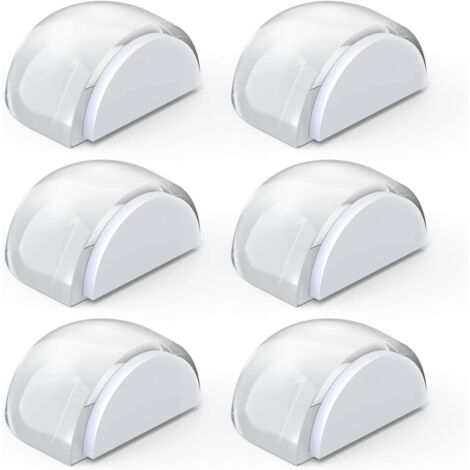 Butées de porte, butées de porte adhésives transparentes pour sol (1/5)
