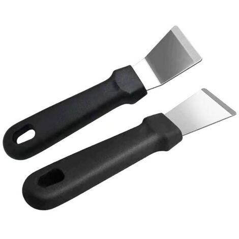 Lot de 2 grattoirs de nettoyage pour four à induction en acier inoxydable (1/5)