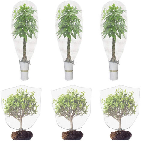 Lot de 6 filets anti-insectes pour plantes, filets anti-insectes, filets à oiseaux à cordon, filets pour fleurs et fruits (1/5)