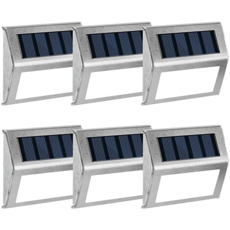 [6 Packs] 4LED Outdoor Solar Garden Lights, Waterproof Solar Powe (1/5)