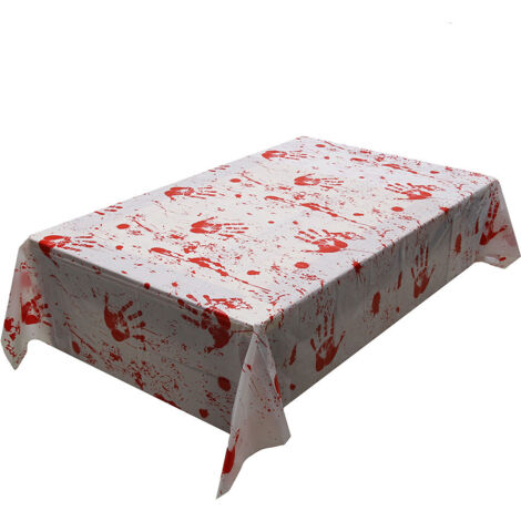 Nappe d'Halloween 130 x 260 cm - Décoration de table pour Halloween (1/4)