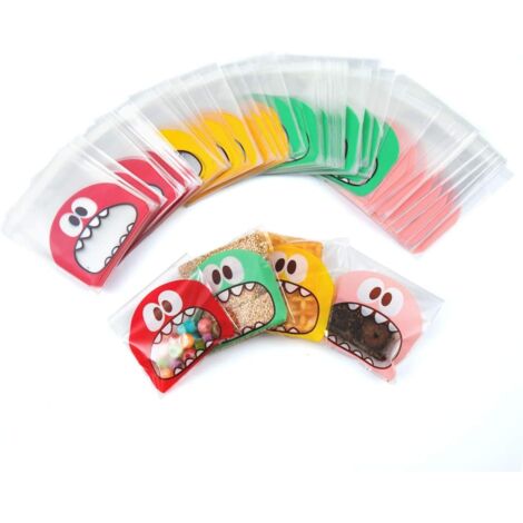 400 sachets à biscuits, sachets à friandises de Noël, autocollants (1/4)