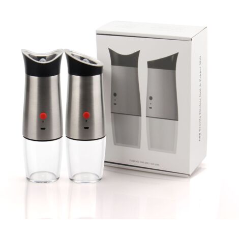 Moulin à sel et à poivre électrique : - Rechargeable par USB, automatique (1/5)