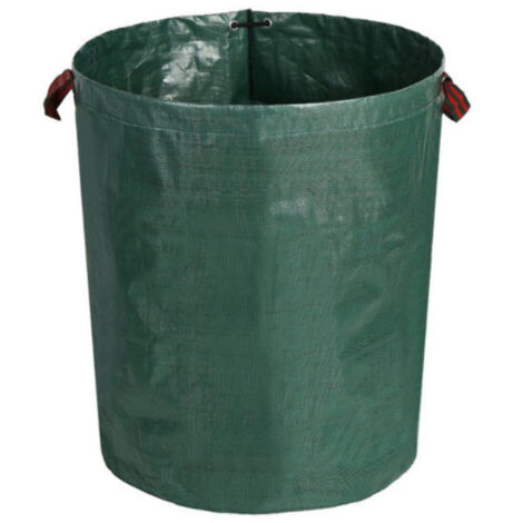 2 sacs à déchets de jardin avec poignées - Grande capacité de 200 L et double compartiment (1/4)