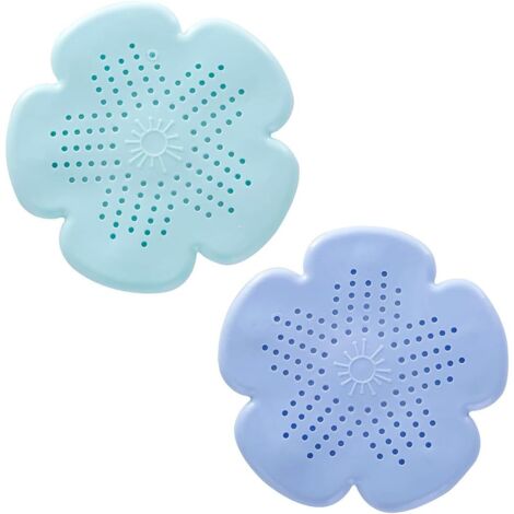 Filtre en silicone en deux parties pour évier de cuisine, filtre à cheveux pour douche, filtre à fleurs (1/5)