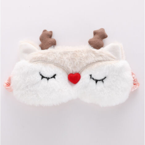 Masque de sommeil animal, masque de sommeil enfant mignon et occultant (modèle 1).